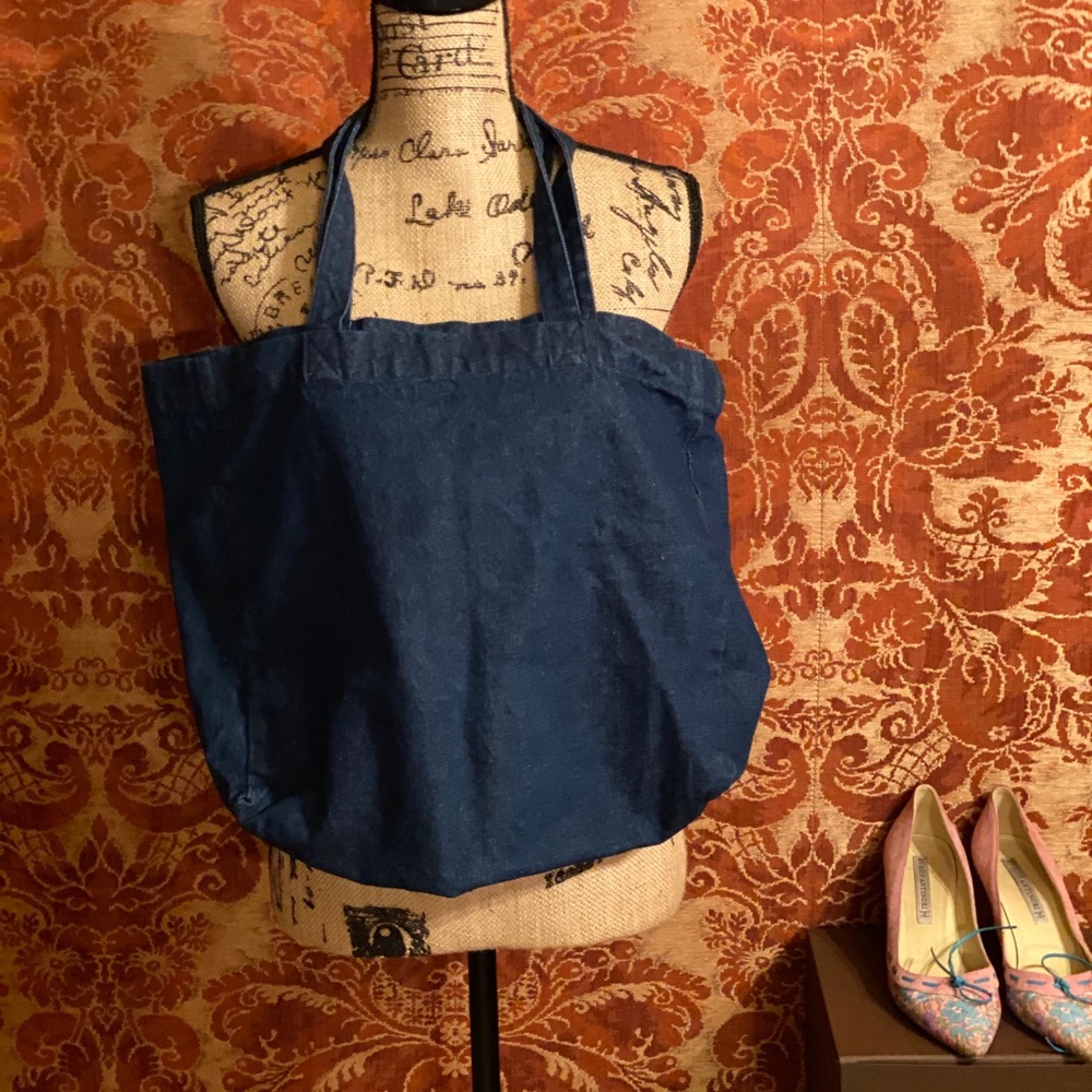 Timing Denim Tote - Picture 2 of 3